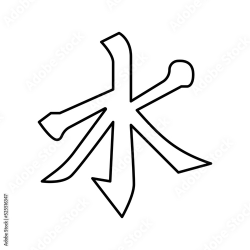 confucianism religion line icon vector illustration