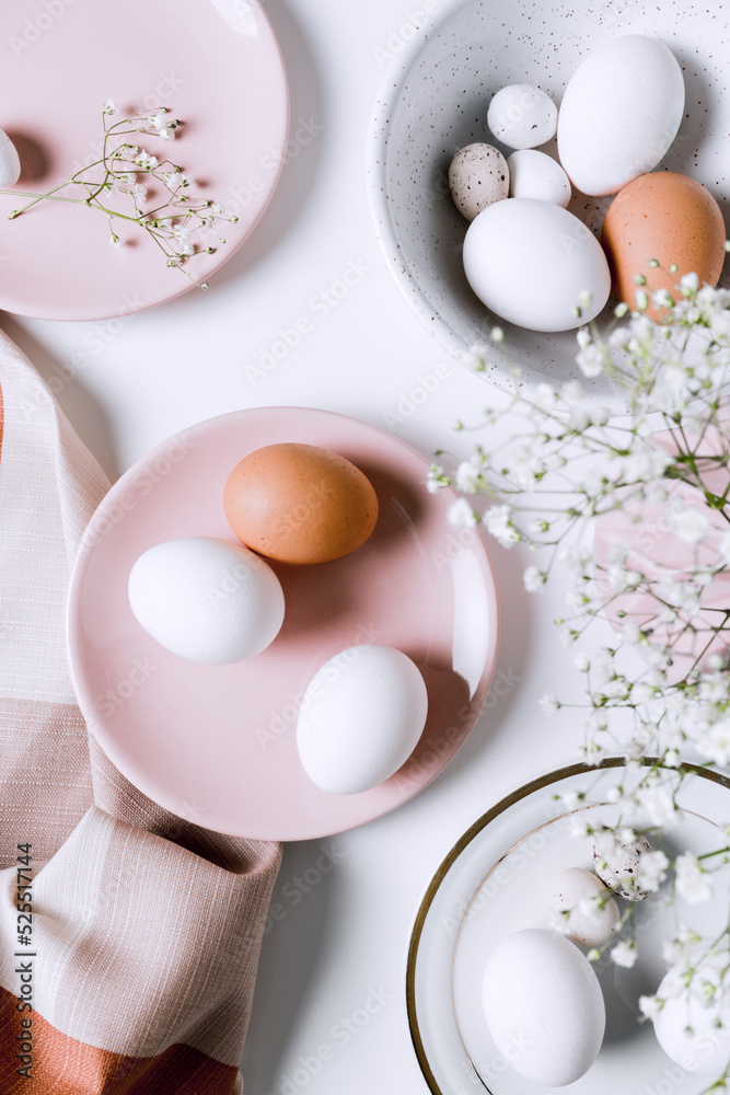 Still life of beautiful painted Easter eggs Still life of beautiful painted Easter eggs