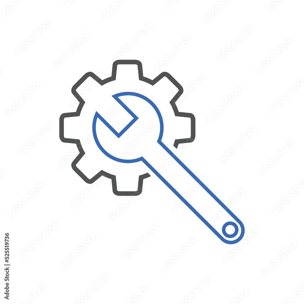 technical support line icon Vector illustration. Tech support for SEO, Website and mobile apps.
