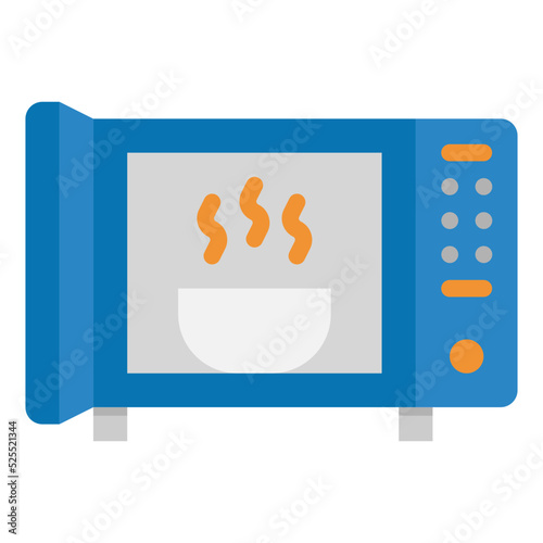 microwave flat icon