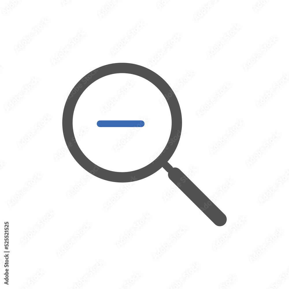 zoom out icons. Magnifying glass zoom in sign. Used for SEO or websites. zoom out icons. Magnifying glass zoom in sign. Used for SEO or websites.