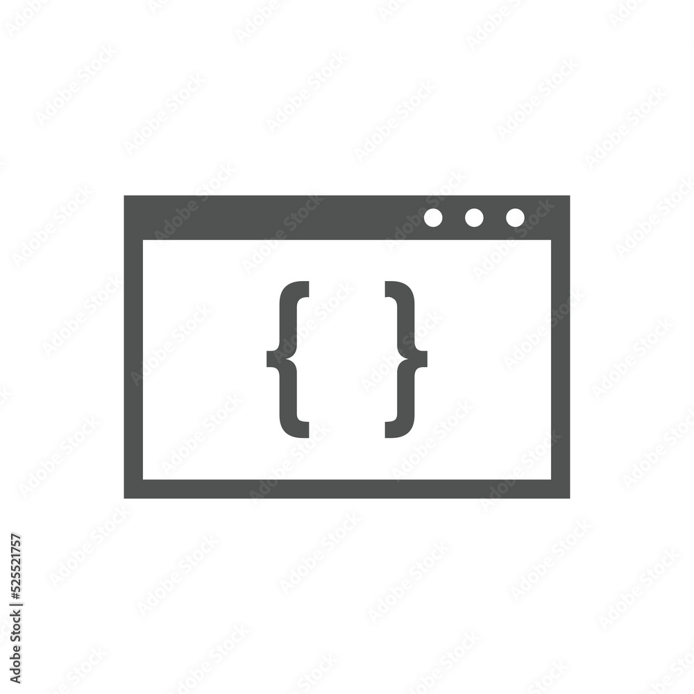 Web code icons. Website coding icon symbol
Web code icons. Website coding icon symbol