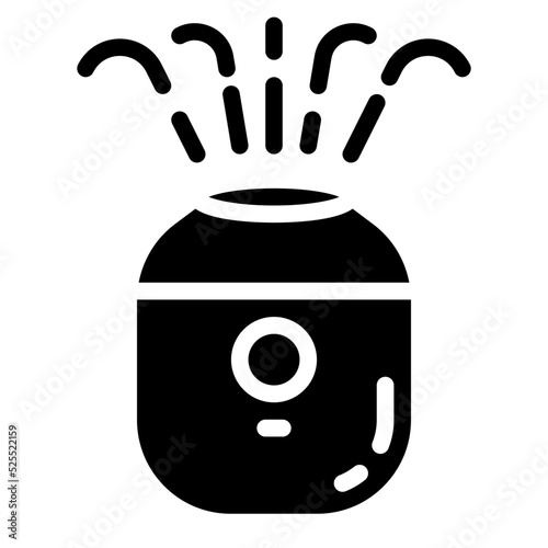 humidifier glyph icon