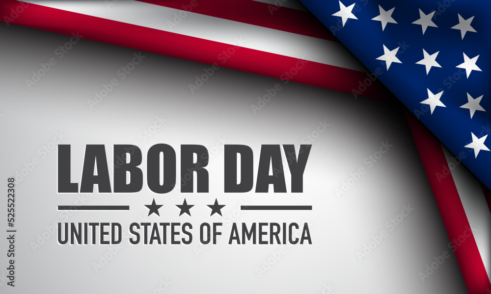 Fototapeta premium Labor Day Background Design.