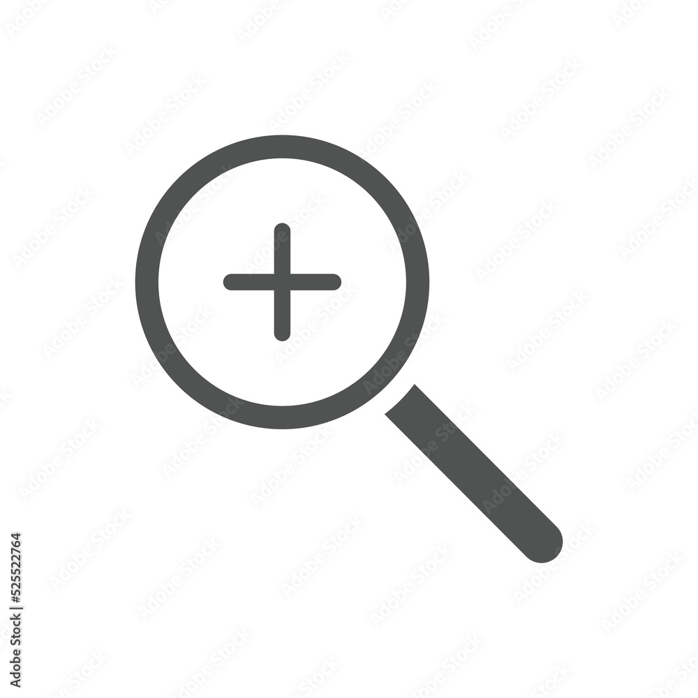 zoom in icons. Magnifying glass zoom in plus sign. Used for SEO or websites zoom in icons. Magnifying glass zoom in plus sign. Used for SEO or websites