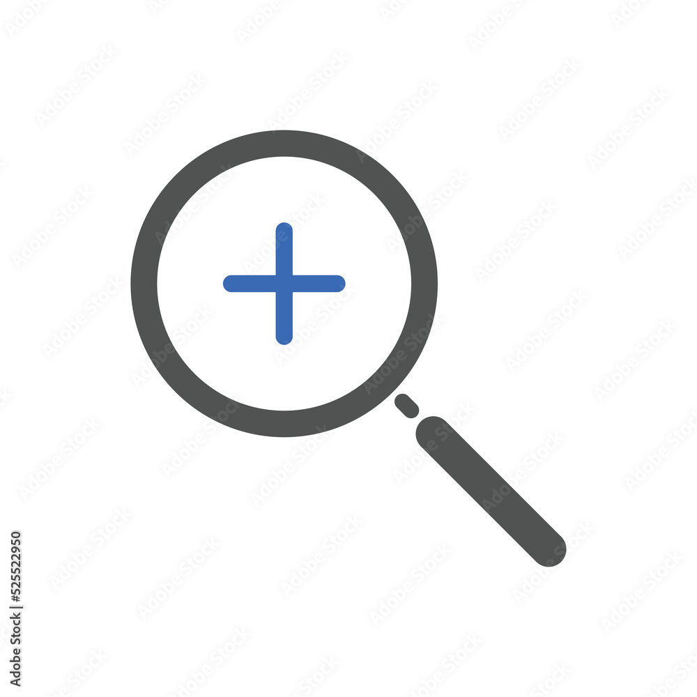 zoom in icons. Magnifying glass zoom in plus sign. Used for SEO or websites zoom in icons. Magnifying glass zoom in plus sign. Used for SEO or websites