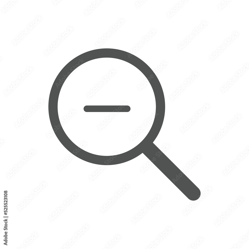 zoom out icons. Magnifying glass zoom in sign. Used for SEO or websites. zoom out icons. Magnifying glass zoom in sign. Used for SEO or websites.