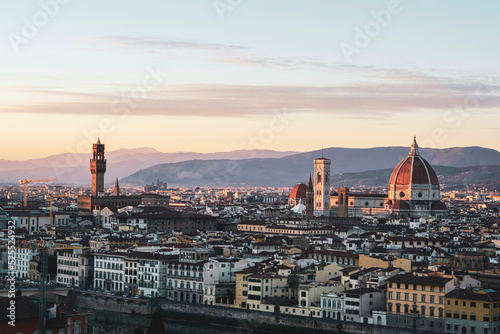 Florence city architectural beauty touristic destination of italy © Aytug Bayer