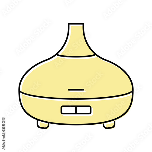 oil diffuser perfume color icon vector illustration