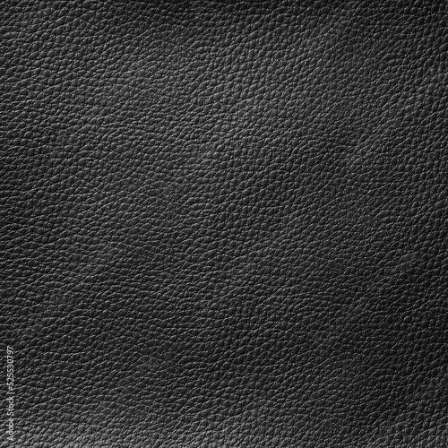 Close up of black leather sheet texture can be use as background