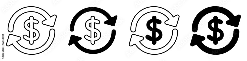 Money icon vector set. dollar illustration sign collection. Bank symbol or logo. Money icon vector set. dollar illustration sign collection. Bank symbol or logo.