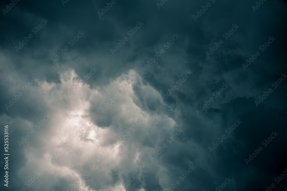 Fototapeta premium Background of storm clouds, Rain clouds