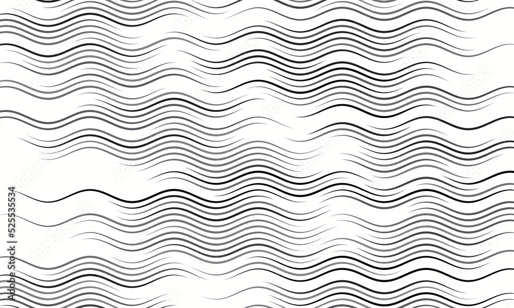 Abstract art geometric background with waving lines. Black and white dynamic design. Abstract art geometric background with waving lines. Black and white dynamic design.
