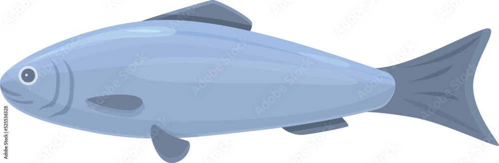 Herring icon cartoon vector. Sea fish. Baltic seafood
