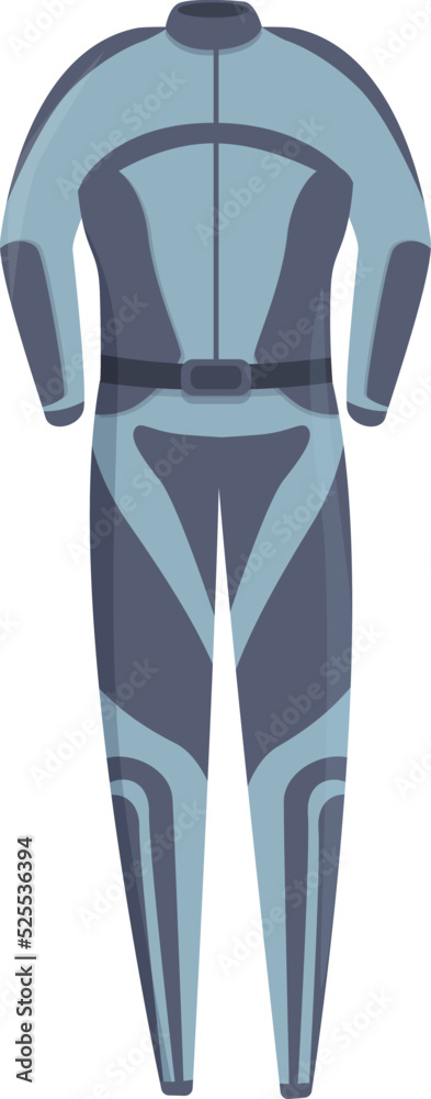 Biker clothes icon cartoon vector. Moto driver. Front part Biker clothes icon cartoon vector. Moto driver. Front part