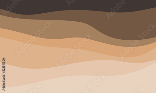 Layered brown soil and rock subsurface.