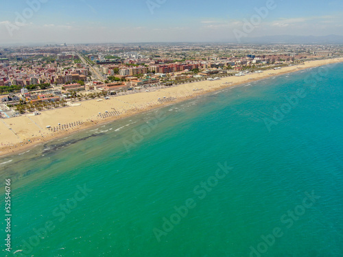 Malvorossa Beach In Valencia Spain Skywiev