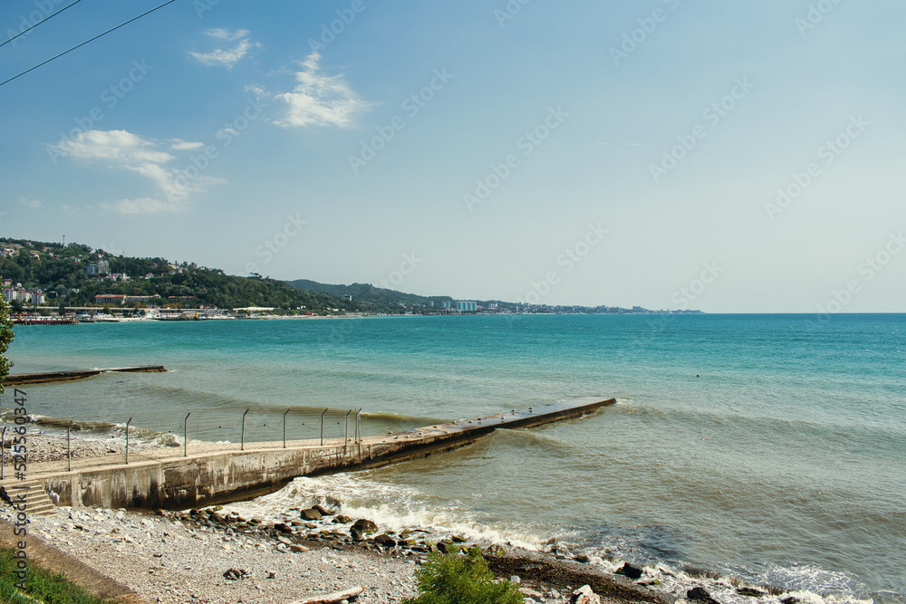 beach and sea