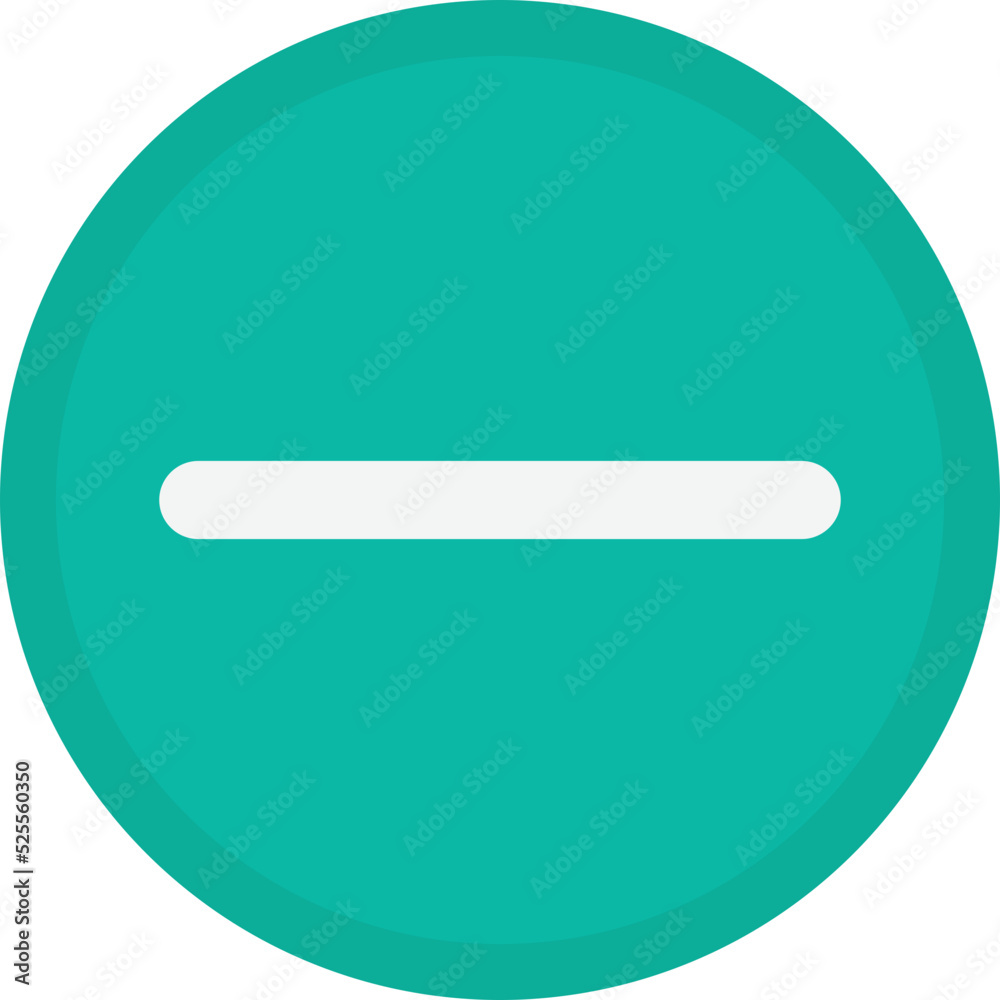 Minus Isolated Vector icon which can easily modify or edit

