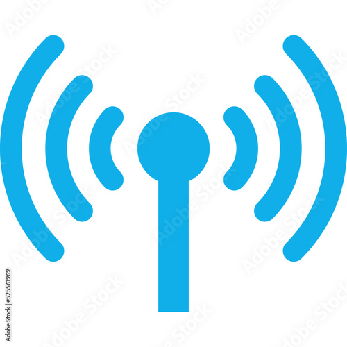 broadcast signal Isolated Vector icon which can easily modify or edit