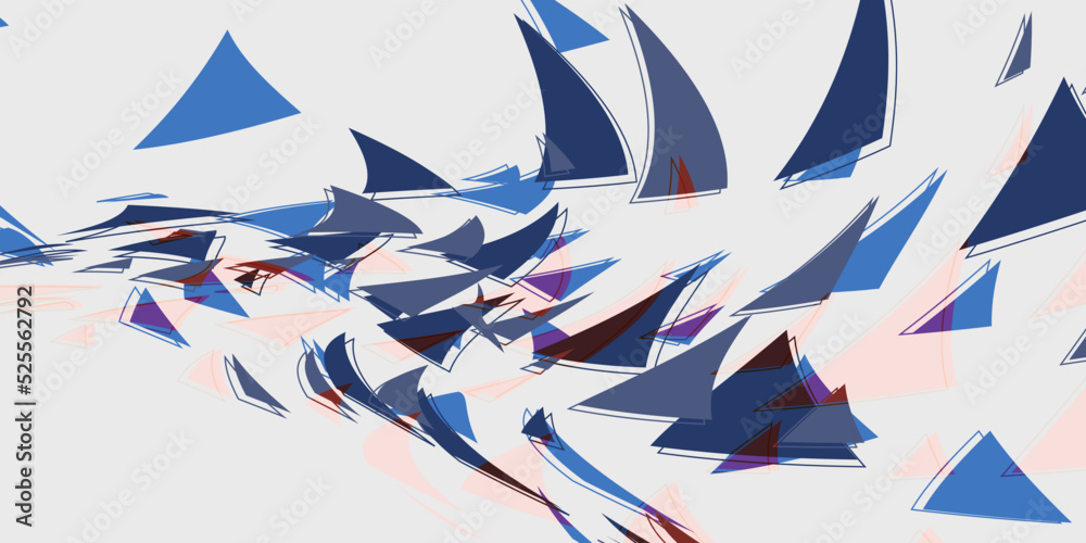 Abstract blue triangle background Abstract blue triangle background