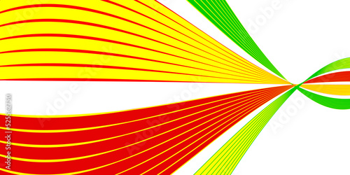 Abstract green yellow and red background