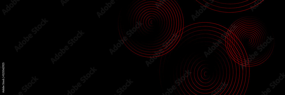 Abstract black background with red lines Abstract black background with red lines