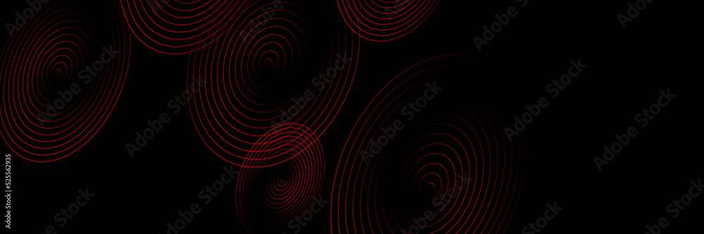 Abstract black background with red lines Abstract black background with red lines