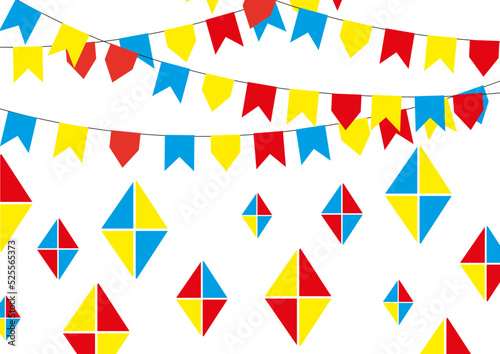 bunting flags set