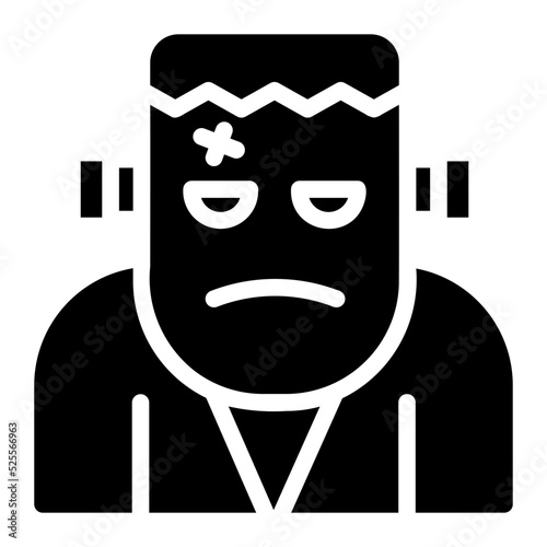 frankenstein glyph icon