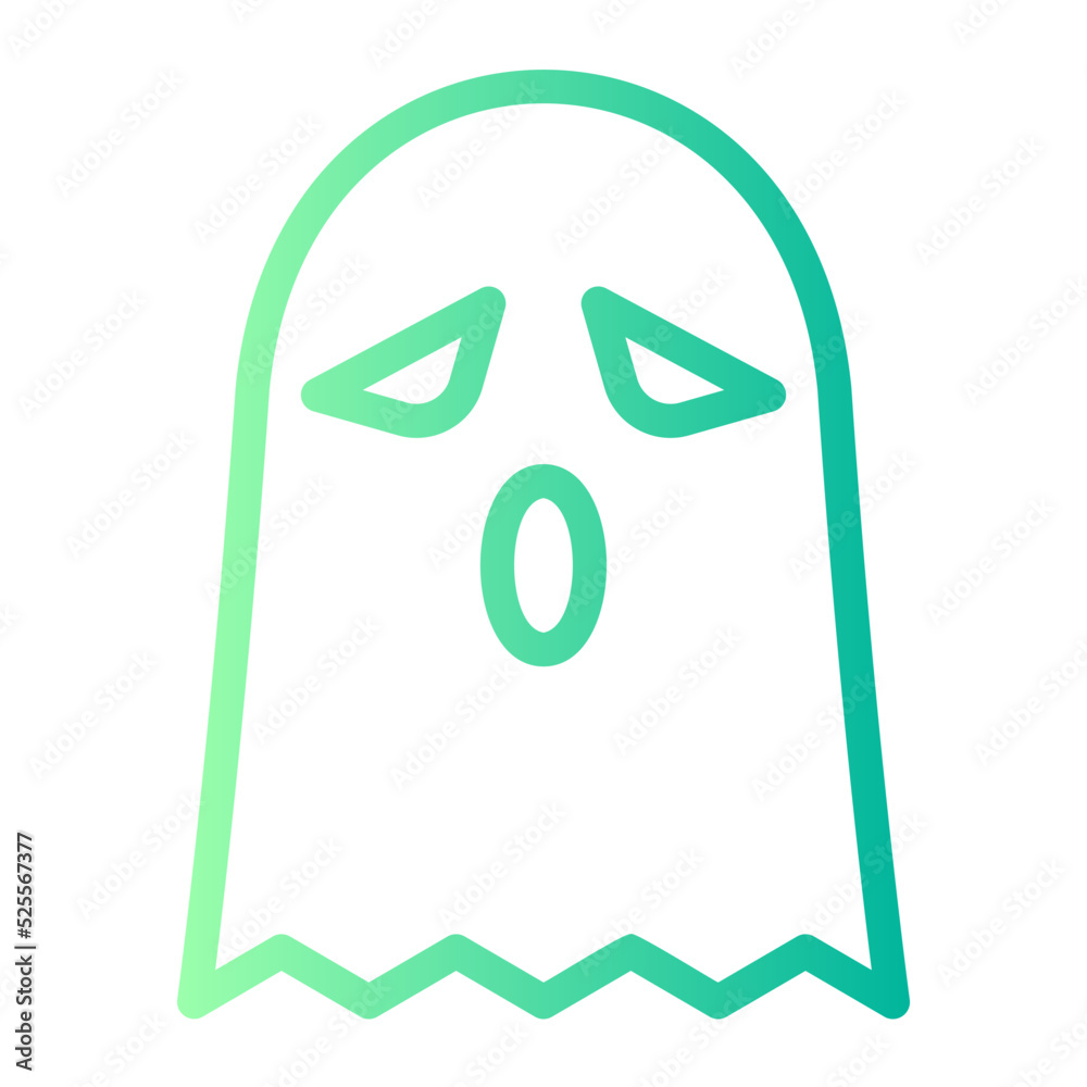 ghost gradient icon