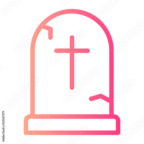 grave gradient icon