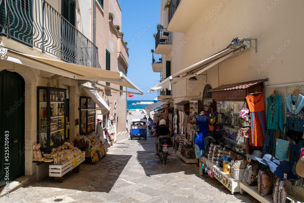 Otranto view of south italian heritage site. Cityscape of a unique Mediterranean jewel.