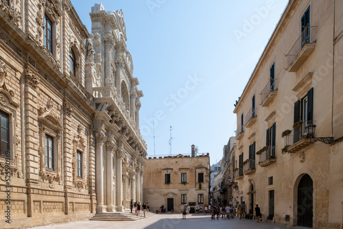 Lecce view of south italian heritage site. Cityscape of a unique Mediterranean jewel. © Casimiro