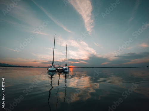 Sonnenuntergang am Chiemsee