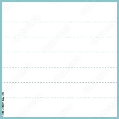 cute blank paper planner, journal, reminder, notes, checklist, memo, notepad, banner decoration