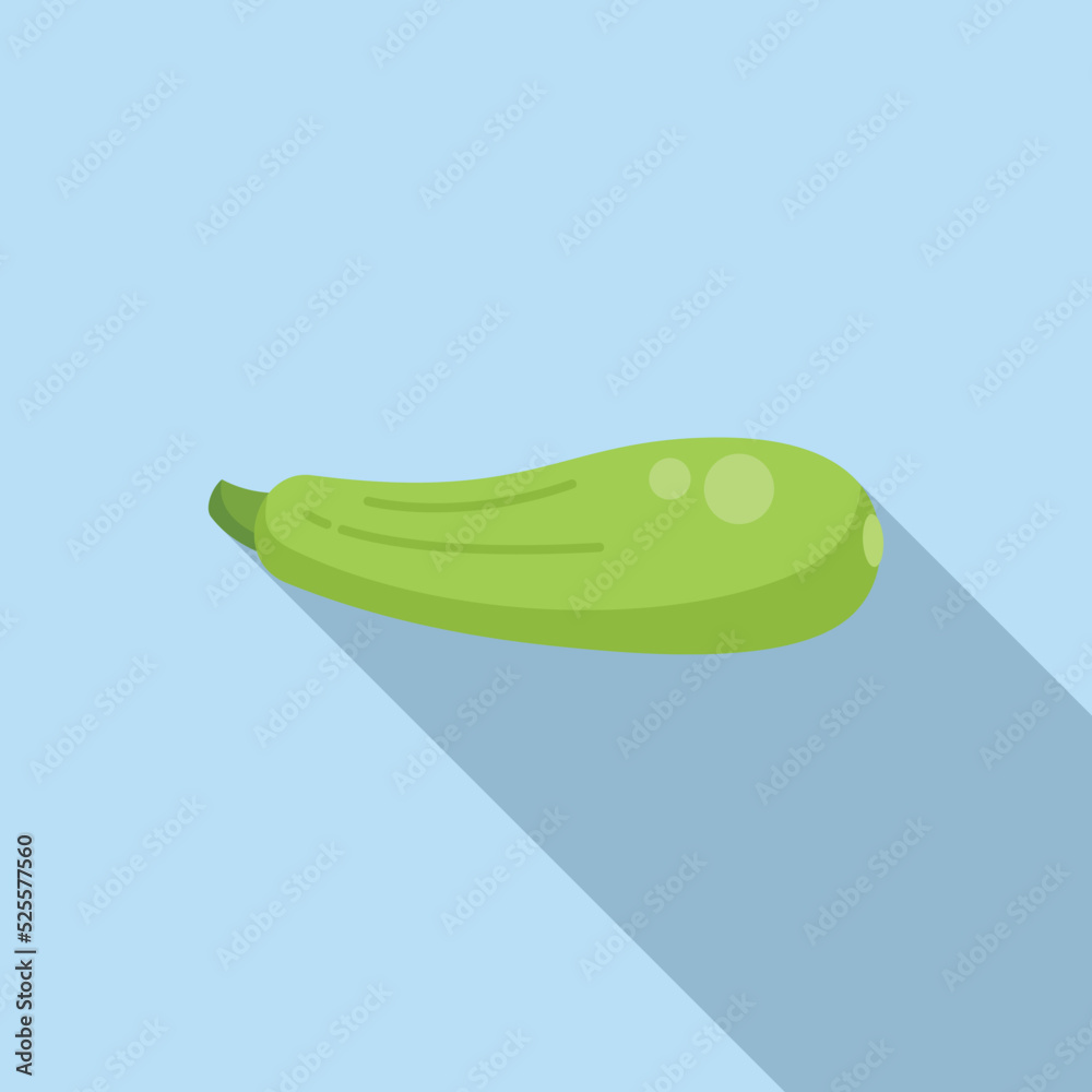 Marrow gmo icon flat vector. Dna food