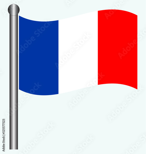 Free Download Wavy France Flag Vector - GFXLoad