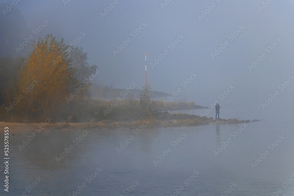 misty morning on the river misty morning on the river
