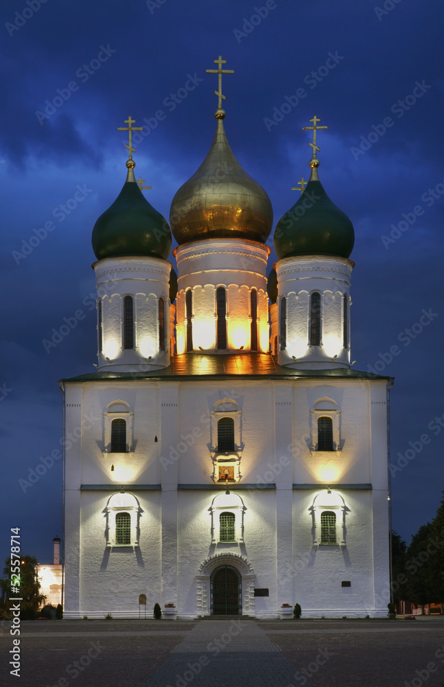 Assumption cathedral in Kolomna Kremlin. Russia
