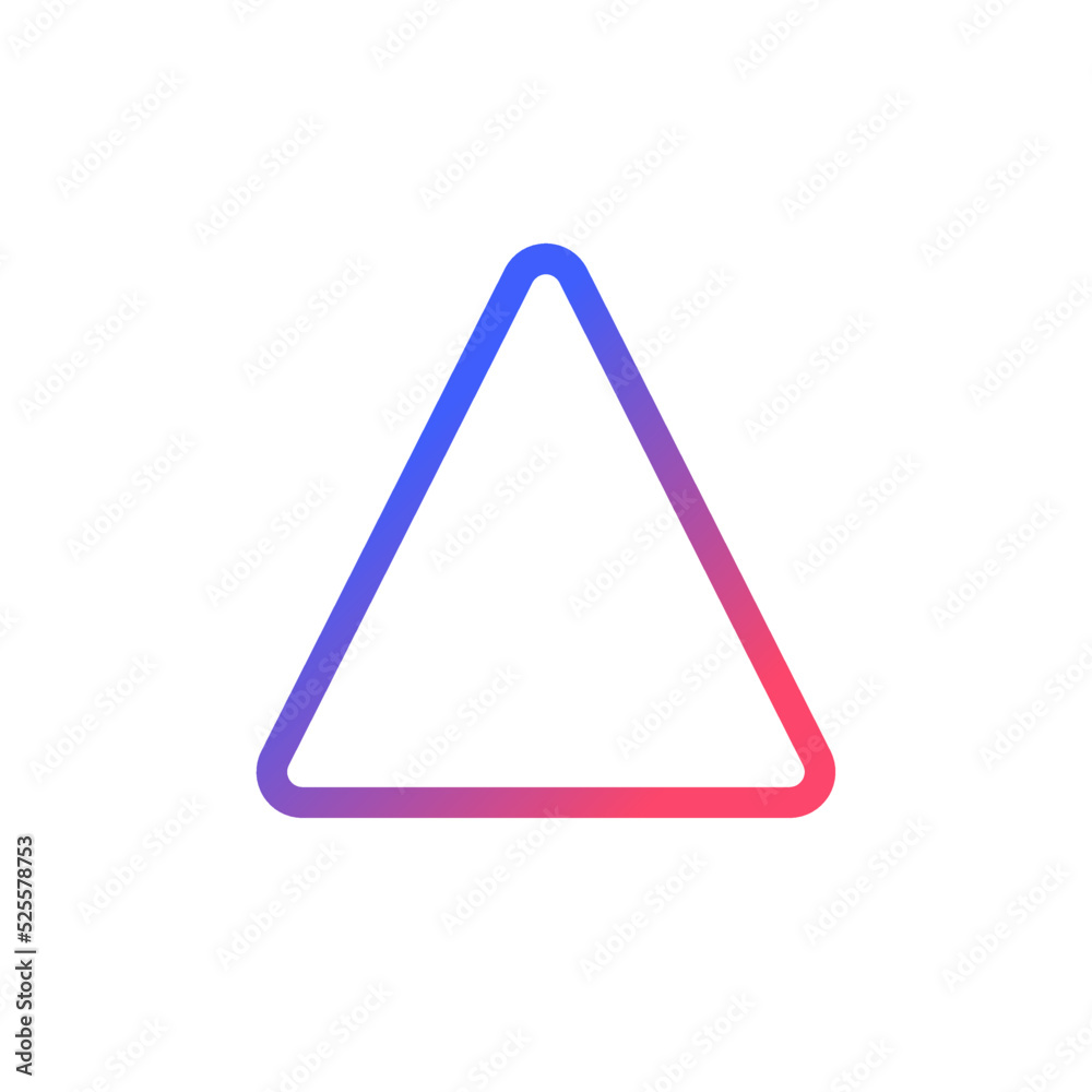 Sharpen tool pixel perfect gradient linear ui icon. Clarity and focus. Photo editor. Photography retouch. Line color user interface symbol. Modern style pictogram. Vector isolated outline illustration