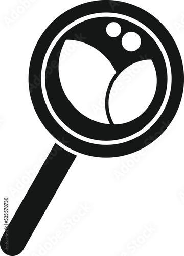 Search gmo plant icon simple vector. Agriculture food