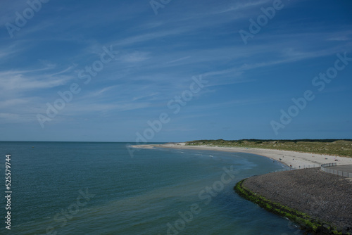 Beach and dunes of Burgh-Haamstede, Schouwen-Duiveland, Zeeland, Netherlands