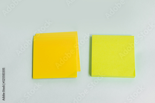 Sticky notes on the wall