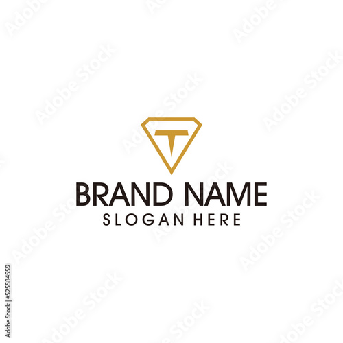 Free Download Letter T diamond logo - GFXLoad