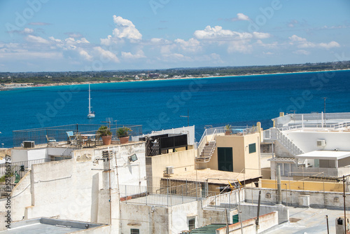 View of the white town of Gallipoli