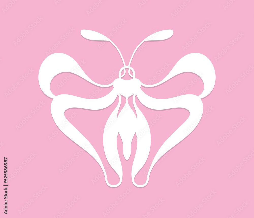 butterfly outline drawing for kids