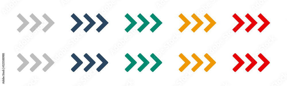 Arrow set icon. Arrow isolated vector graphic elements. eps10 Arrow set icon. Arrow isolated vector graphic elements. eps10