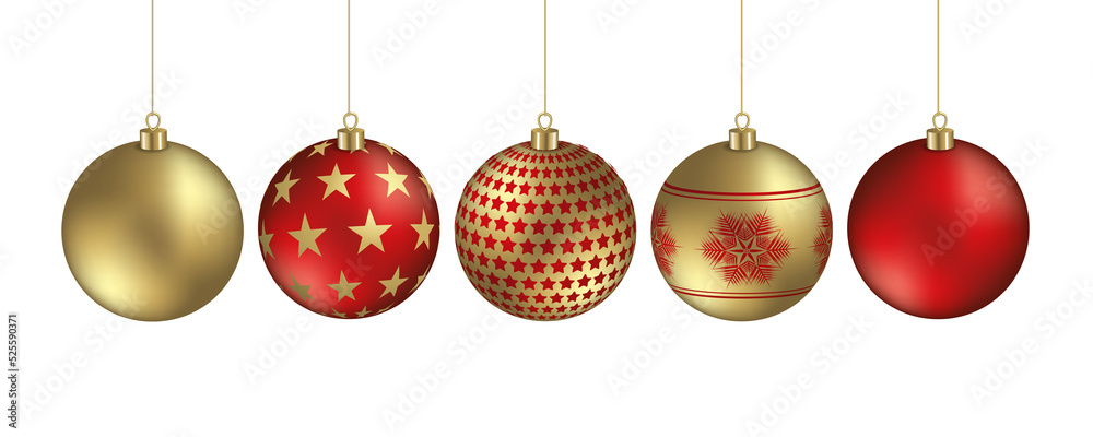 Merry Christmas background design - Golden stars - Christmas balls Merry Christmas background design - Golden stars - Christmas balls