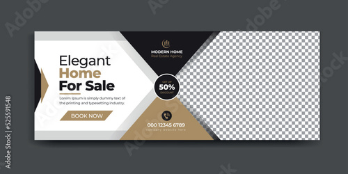 Real Estate Facebook Cover Template